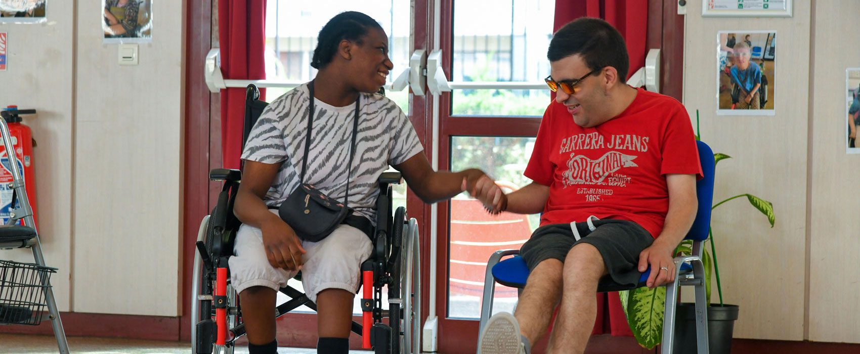 Activité Boccia au Centre Sainte Germaine